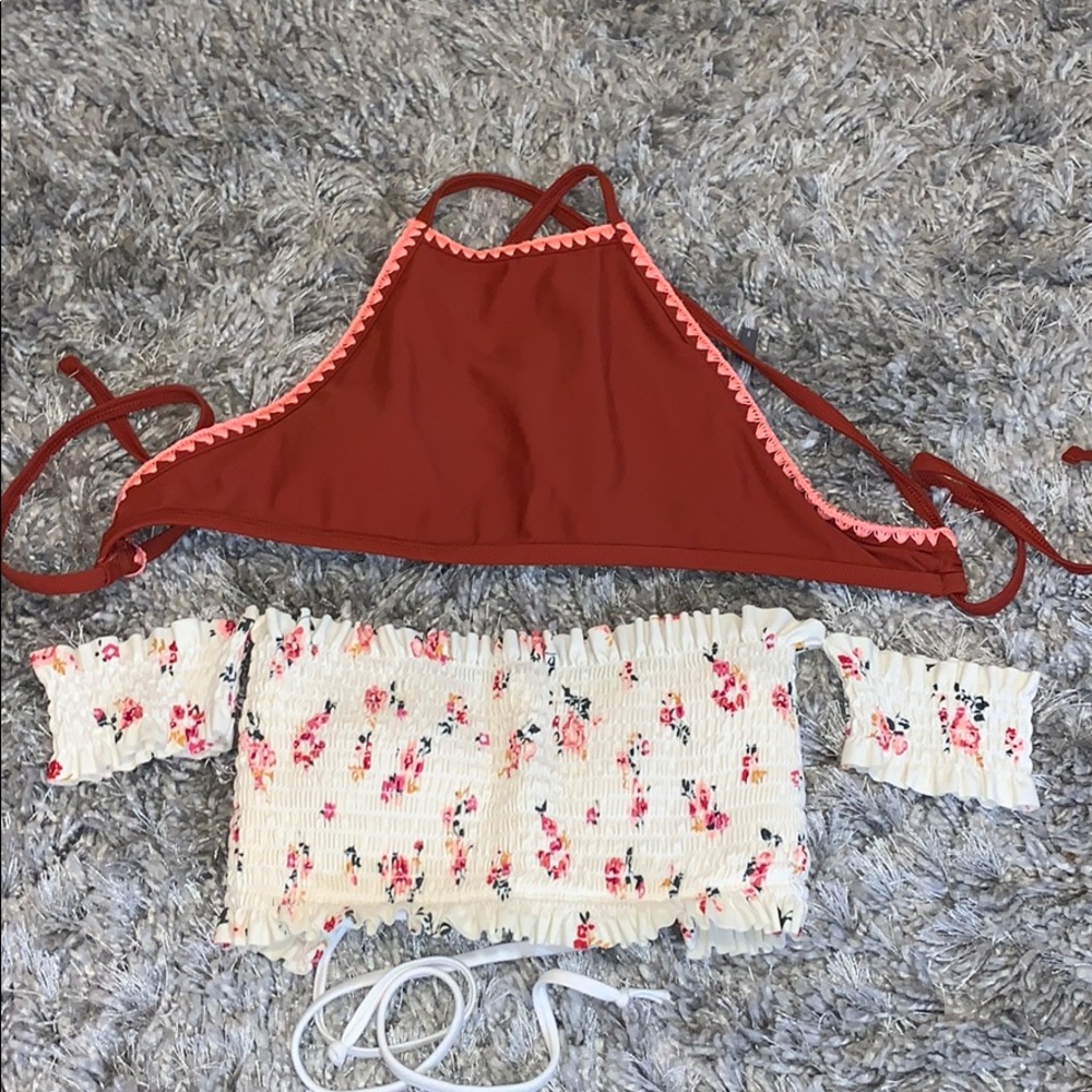 (2) Aerie and target bikini tops